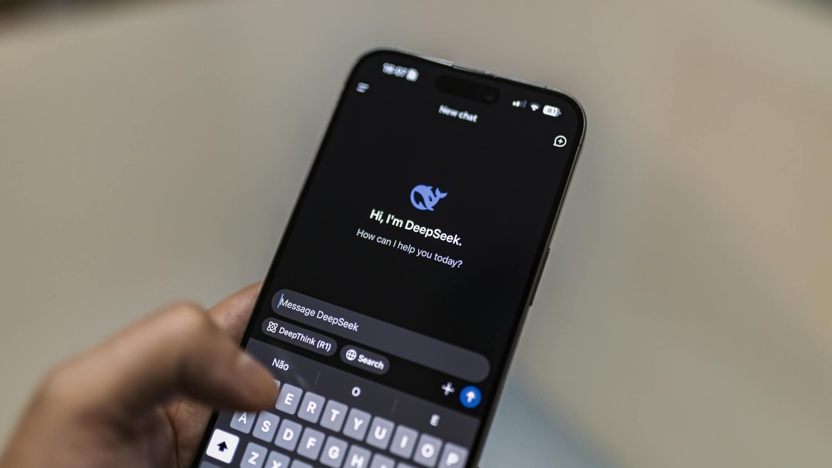 AI chatbot interface on a smartphone displaying a conversation